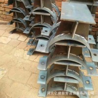 滑动保冷管托碳钢热镀锌U型管夹管托 蛭石隔热管托支座