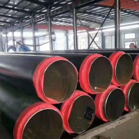 聚氨酯保温钢管地埋热水保温管钢套钢供暖保温管道预制直埋保温管