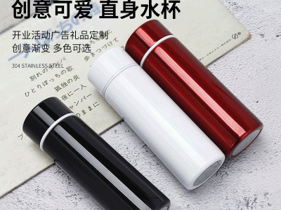 创意款304不锈钢口袋保温杯便携小巧迷你直身水杯可爱学生杯子