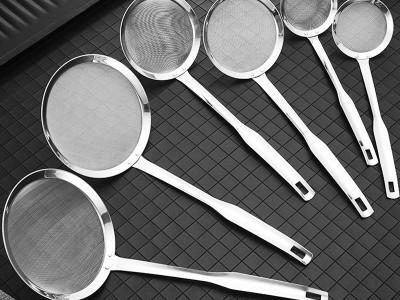 304不锈钢网漏油格 家用隔油滤油脂过滤网厨房工具滤油勺厂家直供