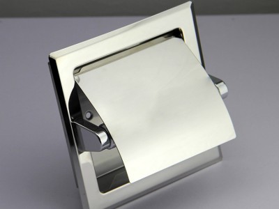 晟悦直销 方形入墙304不锈钢纸巾架暗装卫生间厕所卷纸架纸巾盒