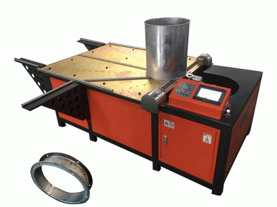 可定制不锈钢风阀翻边机 风机翻边机卷边机 全自动圆桶翻边机