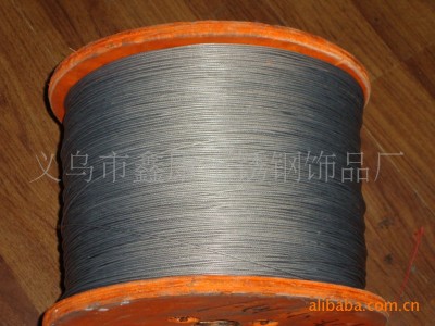 供应不锈钢包胶钢丝线电镀金属丝绳不锈钢线材珠帘灯具配件批发