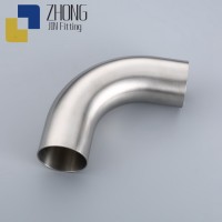 厂家定制不锈钢卫生级弯头管件定制 90度快装焊接弯头管件
