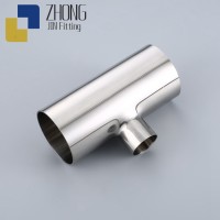 厂家定制卫生级快装三通 不锈钢快装三通焊接三通无缝三通
