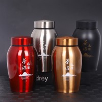 创意批发不锈钢茶叶罐密封防漏车载便携储存罐广告促销礼品刻字