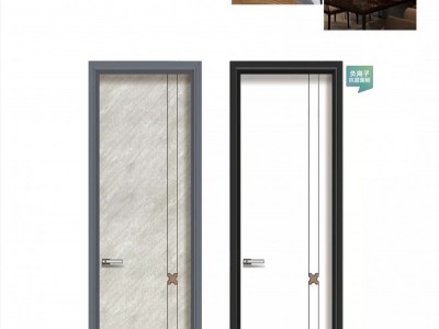 佛山铝木门厂家供应铝木生态门爱林堡隔音免漆套装门不锈钢木门