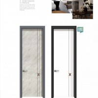 佛山铝木门厂家供应铝木生态门爱林堡隔音免漆套装门不锈钢木门