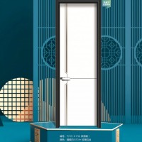 厂家直供碳晶铝木门爱林堡室内免漆套装门酒店隔音房间门卧室不锈