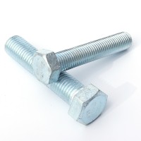 定制不锈钢六角螺栓 m8外六角单头全牙螺栓 镀锌六角头非标螺丝
