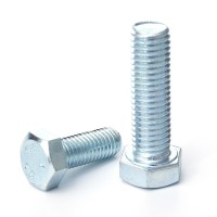 m8不锈钢外六角头螺栓 厂家批发全螺纹螺栓镀锌六角全牙紧固螺丝