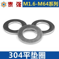 304不锈钢平垫GB97垫圈金属平垫圈螺丝垫片介子M1.6M5M8M10M1 2M64