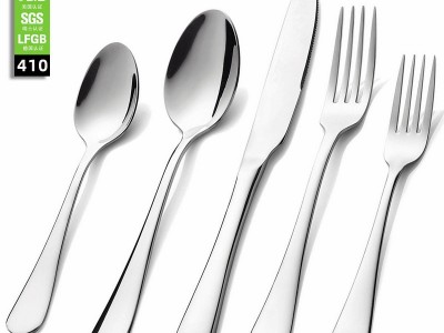 跨境1010不锈钢餐具20件套北欧餐具全套牛排刀叉套装西餐刀叉勺