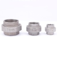 不锈钢丝扣管件304内螺纹管件不锈钢活接不锈钢弯头不锈钢三通