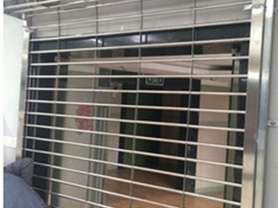 银行用不锈钢链条通风卷帘门 防盗不锈钢卷帘门 防盗卷闸门批发