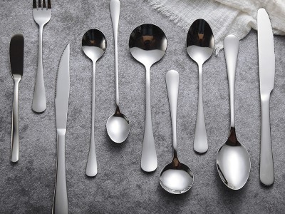 不锈钢刀叉勺西餐具牛排刀餐刀叉子勺子两件套家用刀叉勺三件套装